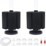 ALEGI 2 Pcs Large Sponge Filter Kit: Ideal for 125 Gallon Tanks
