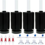 ALEGI 4pcs Small Aquarium Bio Sponge Filter: Perfect for 5-20 Gal Tanks