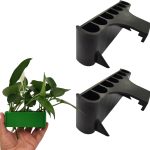 Aquatic Plant Cup: 2PC 7 Holes Holder for Fish Tank