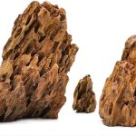 AWXZOM Natural Dragon Rock: Decorative Aquarium Stones, Mixed Sizes