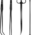 Aquascaping Tools Kit – 4Pcs Stainless Steel with Magnetic Holder