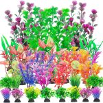 CousDUoBe: 30Pcs Aquarium Plants, Fish Tank Accessories – Full Set