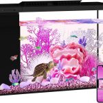 ERAARK Aquarium Kit: Bluetooth-Enabled Betta Fish Tank with Filter, Light, and Pump