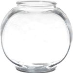 KOLLER PET GROUP: Anchor Hocking 1/2 Gallon Classic Drum Fish Bowl.