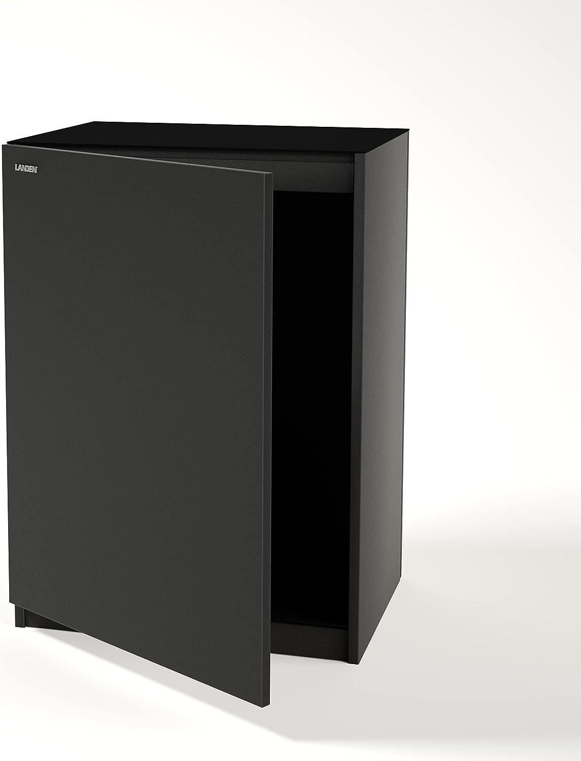 Landen Aquarium Wooden Stand – 20 Gal Tank, Matte Black
