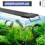 Lominie 20W Aquarium Lights: Full Spectrum LED Light Bar with Timer