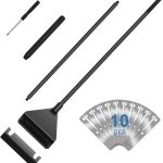 Luxiv Stainless Steel Algae Scraper: 25.6 Inches Fish Tank Cleaner
