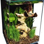 Marineland 5 Gallon Portrait Glass LED Aquarium Kit, Black