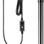 MQ Titanium Alloy 200W Aquarium Heater: Digital LED Display, Submersible with External Thermostat Controller