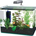 PENN-PLAX Water-World Nano Aquarium Kit: LED Light, Filter, Mat – Ideal for Shrimp and Small Fish