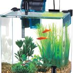 Penn-Plax Water-World Vertex Nano Aquarium Kit – Ideal for Shrimp and Small Fish