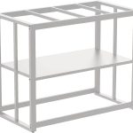 SCARIU 40 Gallon Fish Tank Stand & Double Bird Cage