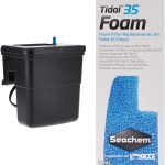 Seachem Tidal Power Aquarium Filter – 35 Gallon Large Fish Tank Filter, black.