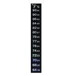 SunGrow Aquarium Sticker Thermometer: Accurate Tank Temperature Measurement for Fish, Shrimps & Turtles