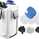 SunSun HW703B 370GPH Pro Canister Fish Tank Filter Kit with UV Sterilizer