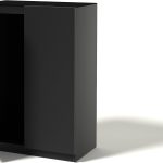 LANDEN Aquarium Stand: Wooden Cabinet for 20 Gal Tank, Matte White