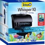 Tetra Whisper IQ Power Filter: 20 Gallons, 130 GPH, Stay Clean Technology.