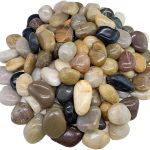FANTIAN 5lb Decorative Pebbles: Natural Mixed Color River Rocks