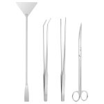 Ohtomber Aquascape Tools Aquarium Kit: 4PCS Terrarium Supplies for Plant Trimming