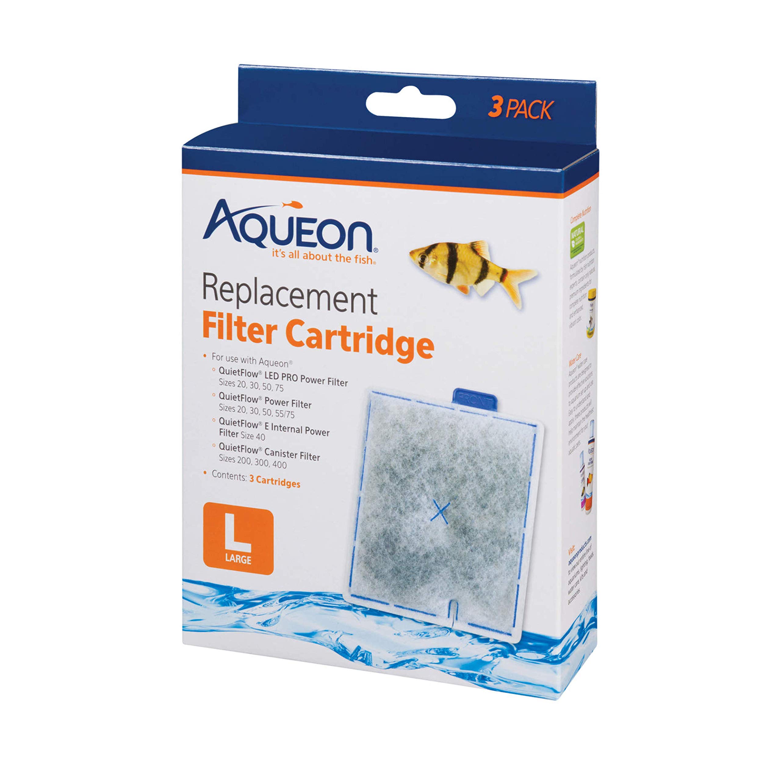 Aqueon Medium Replacement Filter Cartridges – 12 pack
