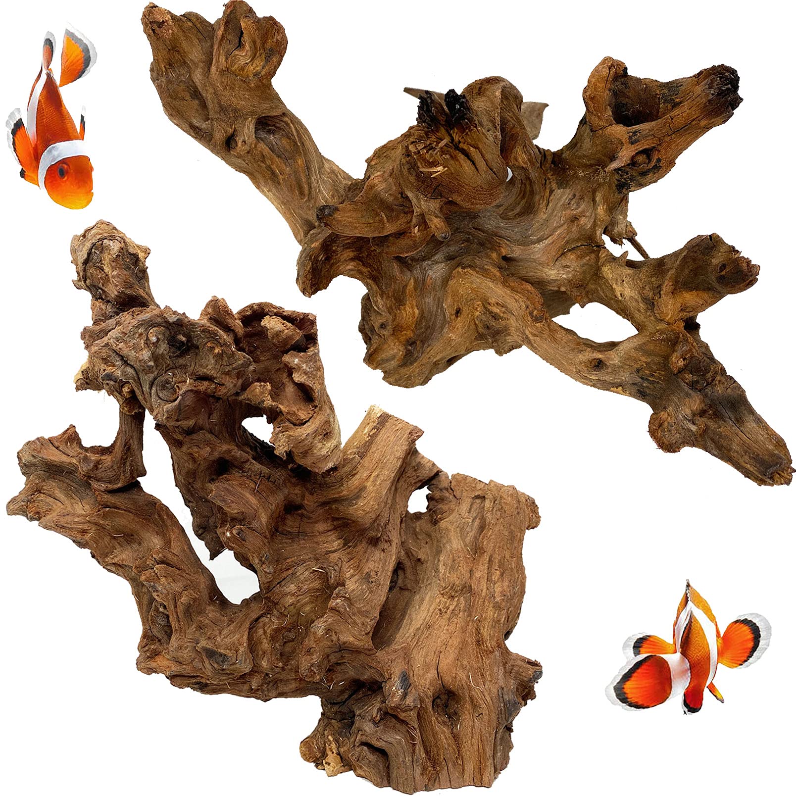 Kathson Driftwood Decoration: Natural Wood for Aquarium and Terrarium