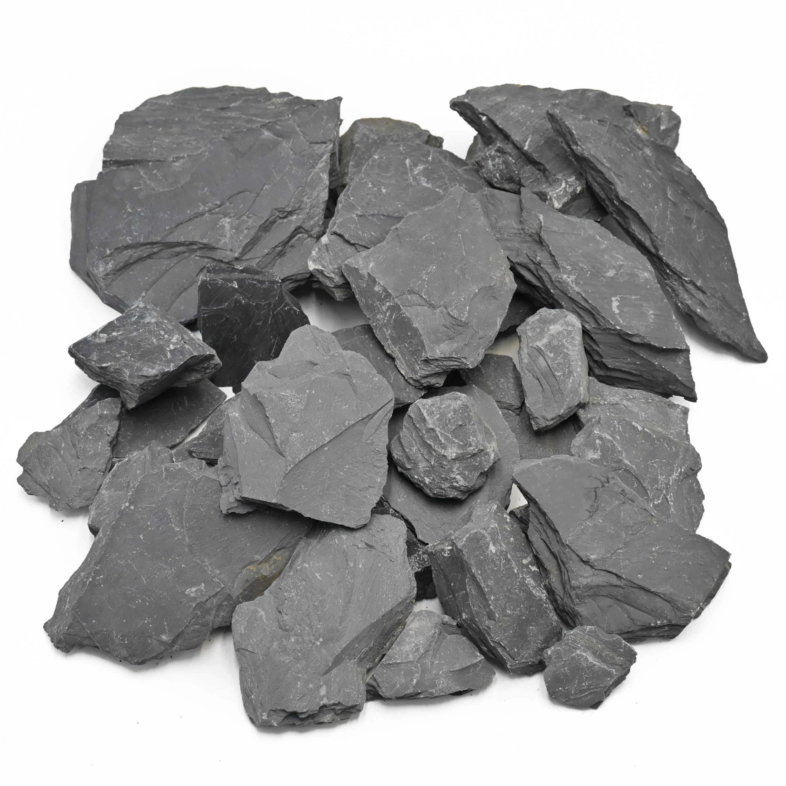 KINGRUI Natural Slate Rock – Ideal for Aquarium Landscaping