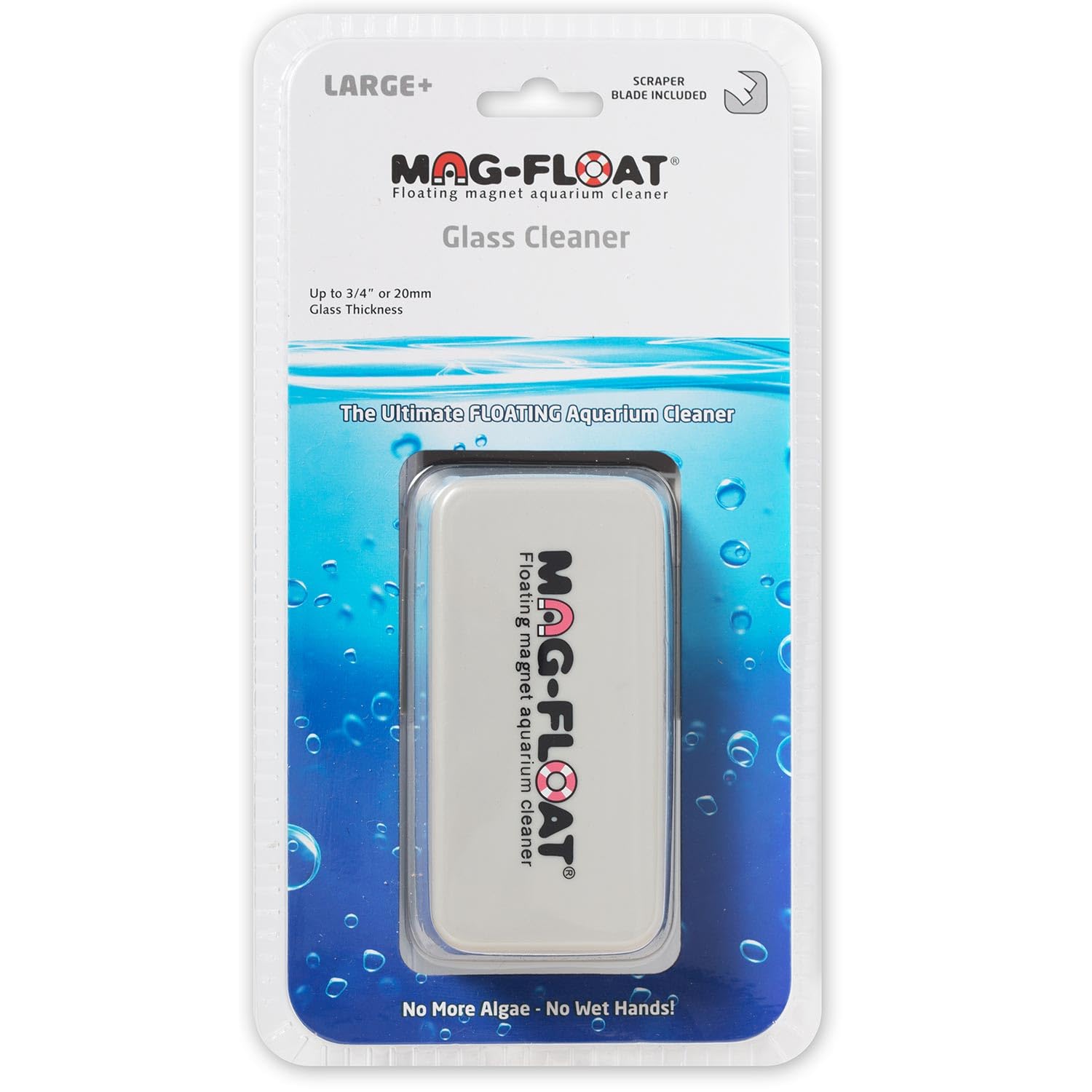 Mag-Float Small Glass Floating Algae Scraper 30: Magnetic Fish Tank Cleaner