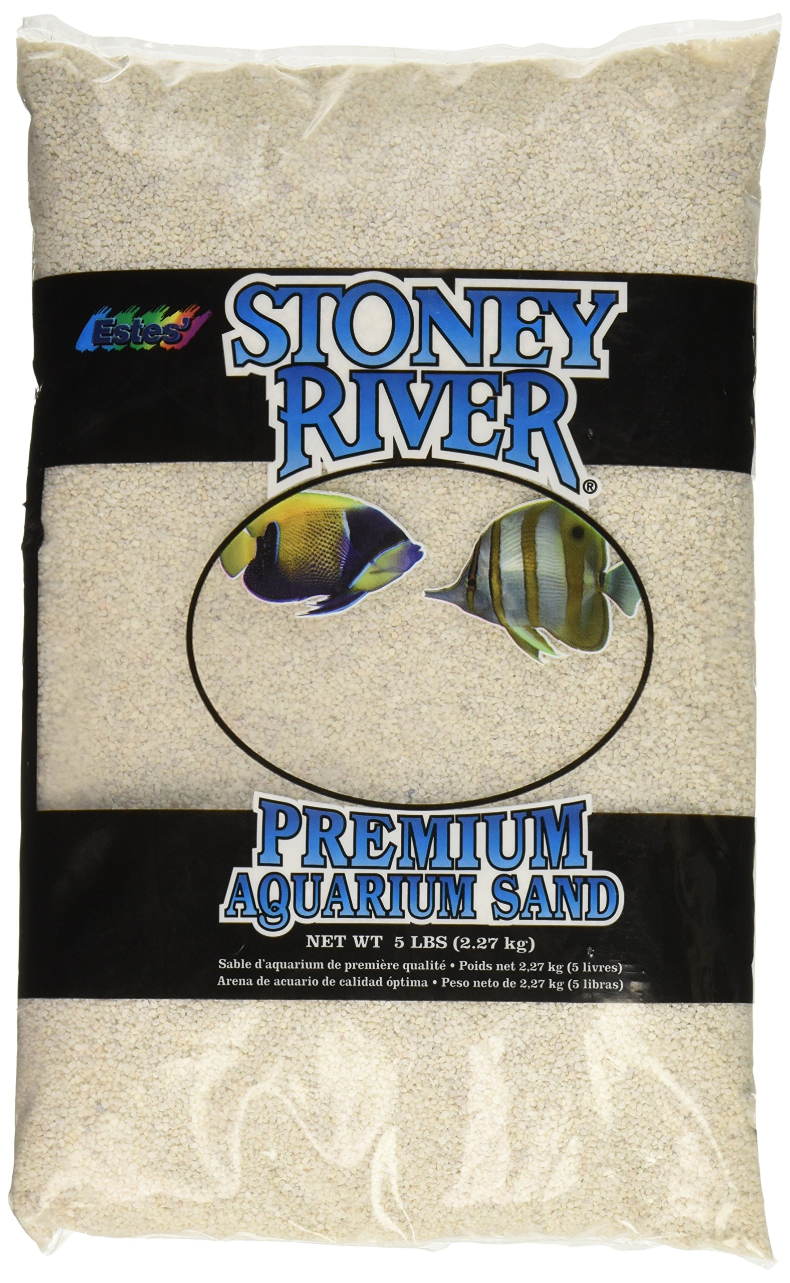 Stoney River White Aquatic Sand: Ideal for Freshwater and Marine Aquariums