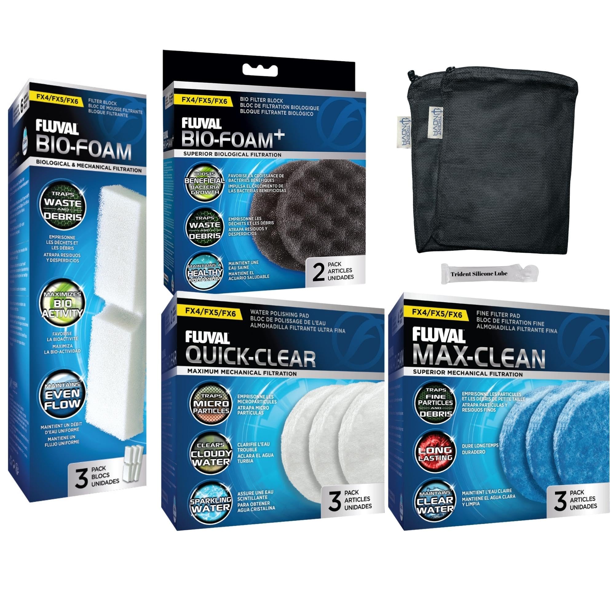 Trident Nova: Fluval FX Canister Filter Maintenance and Replacement Media Kit