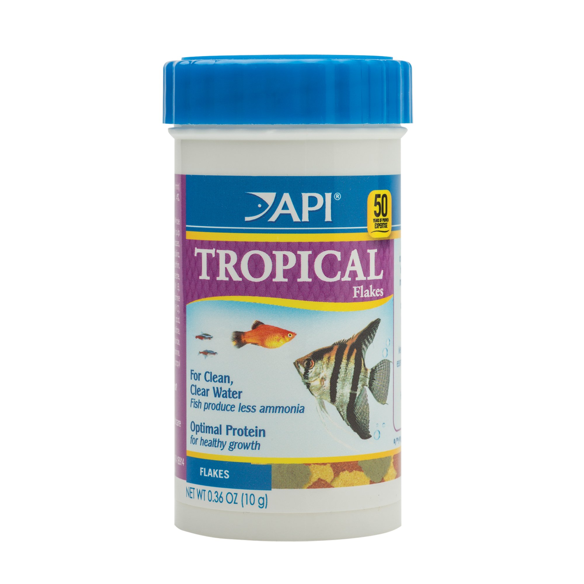 API Tropical Flakes Fish Food – .36-Ounce Container.