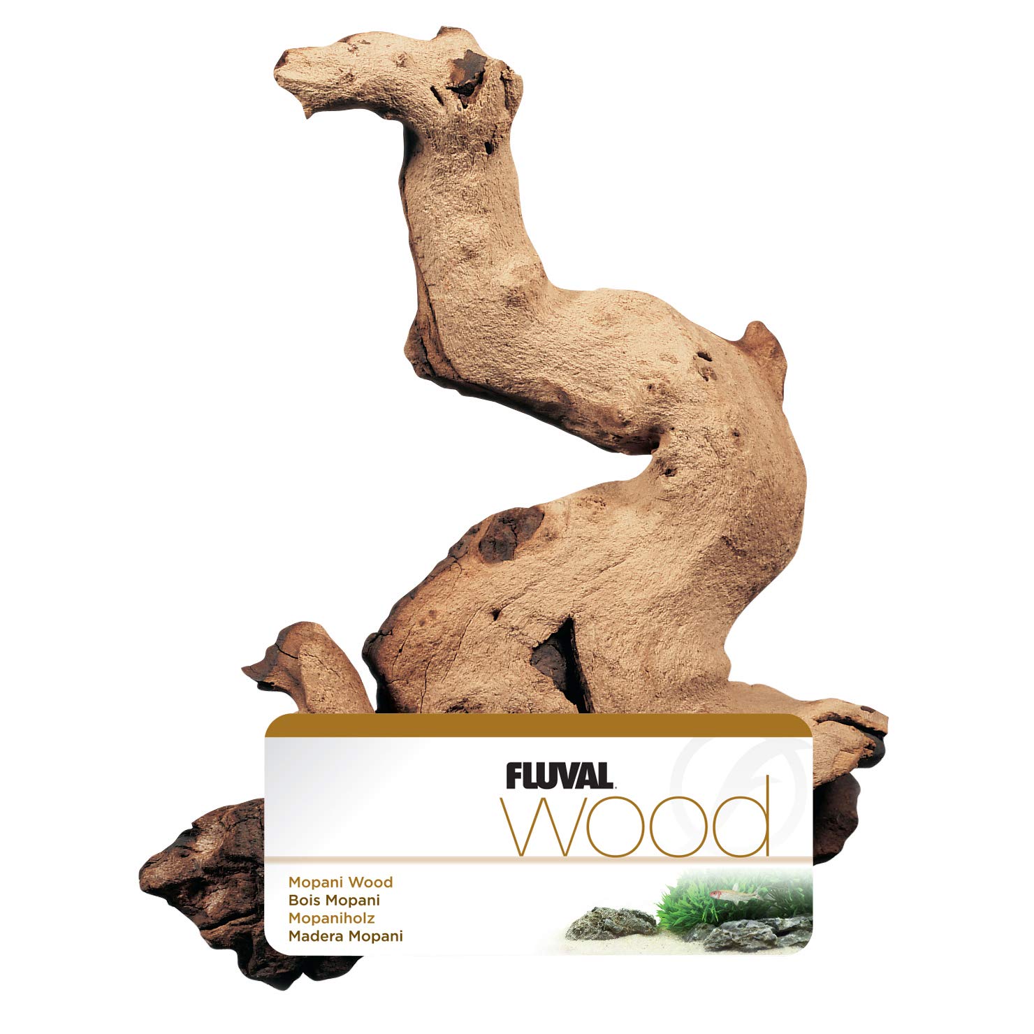 Fluval Mopani Driftwood: Small Aquarium Decoration (11817A1)