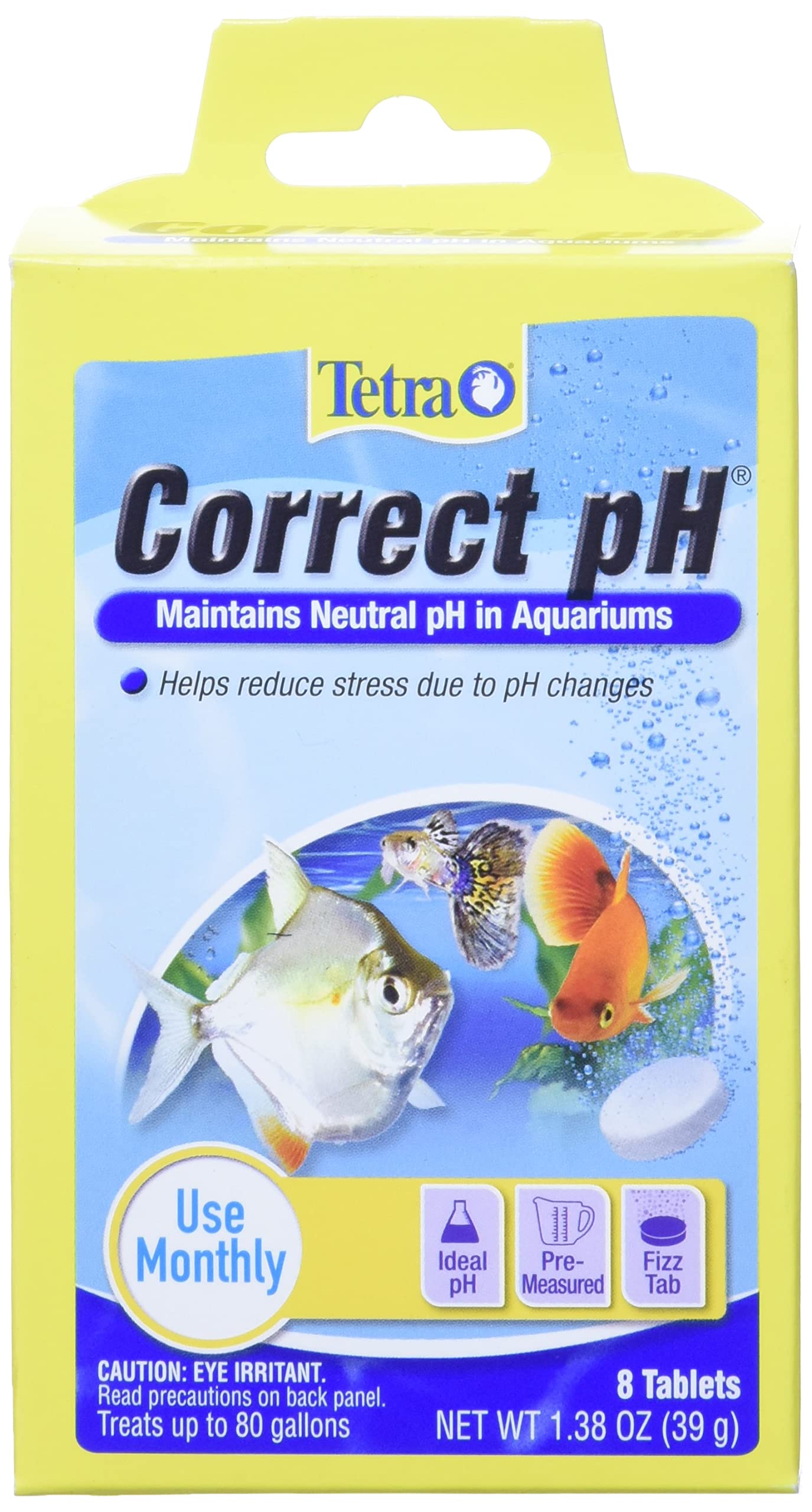Tetra Correct pH Tablets: 8 Count for Aquarium Water
