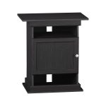 Ameriwood Home Flipper Aquarium Stand: Black Oak, 10/20 Gallon, 15.7 x 25 x 28 inches.