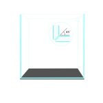 Fzone Anata Series Aquarium: 7 Gal Rimless Low Iron Fish Tank