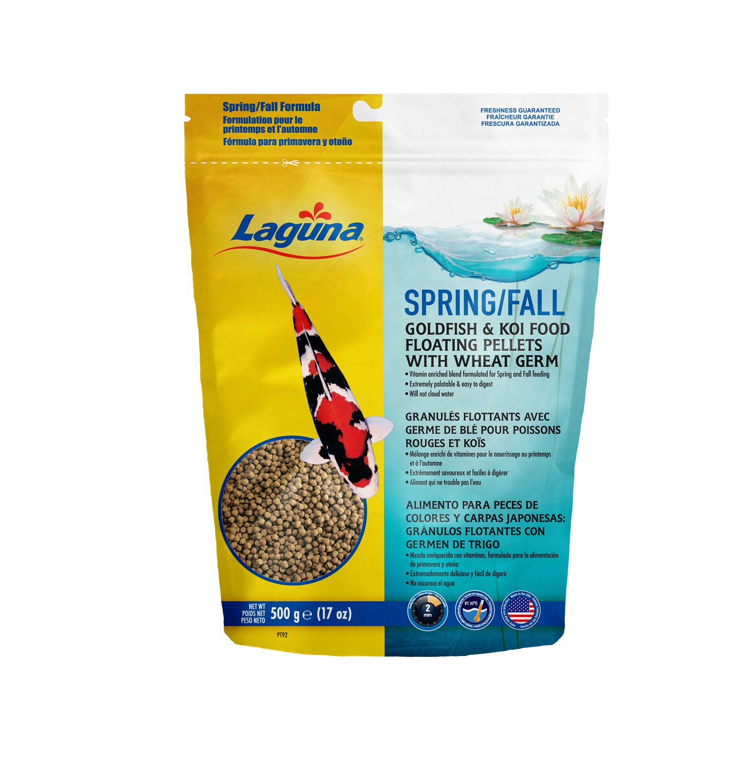 Laguna Wheat Germ Floating Food, 17 oz.