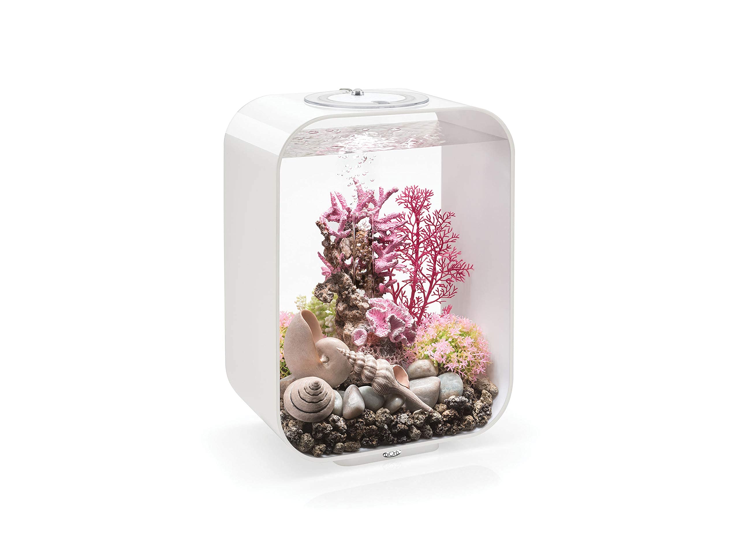 biOrb Life 15: Modern Compact Aquarium with Remote-Controlled LED Lights