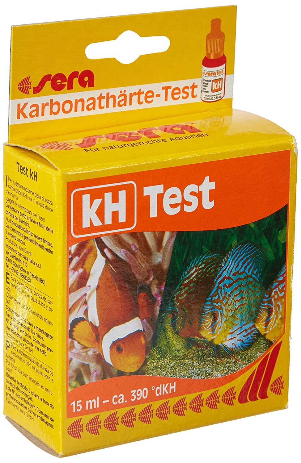 kH-Test Aquarium Test Kits: 15 ml, 0.5 fl.oz. by sera