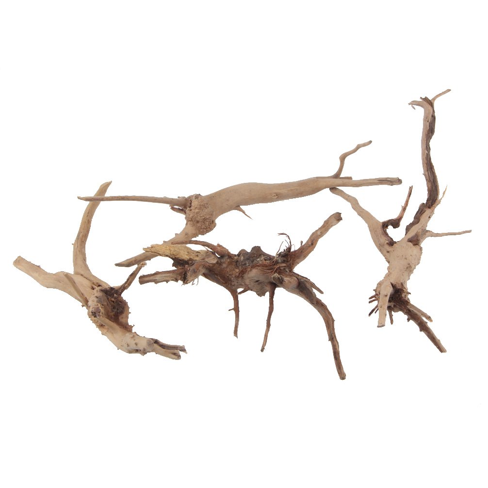 Emours Driftwood Vine Branches – Reptile Aquarium Decoration, Assorted Sizes