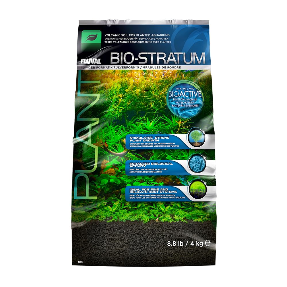 Fluval 12697 Bio Stratum: Natural Mineral-Rich Volcanic Soil for Planted Tanks