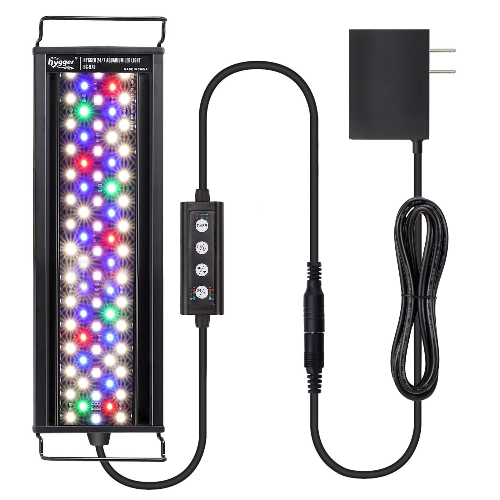 Hygger 42W LED Light: 24/7 Aquarium Lighting with DIY Mode