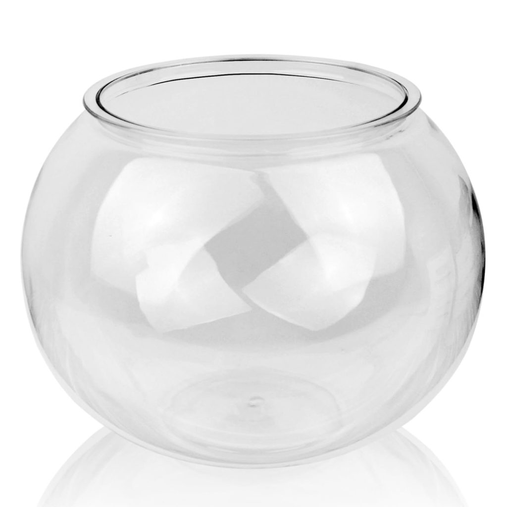 Review of LAQUAL 1 Gallon Glass Fish Bowl Decorative, Fluorescent Rocks, Colorful Trees