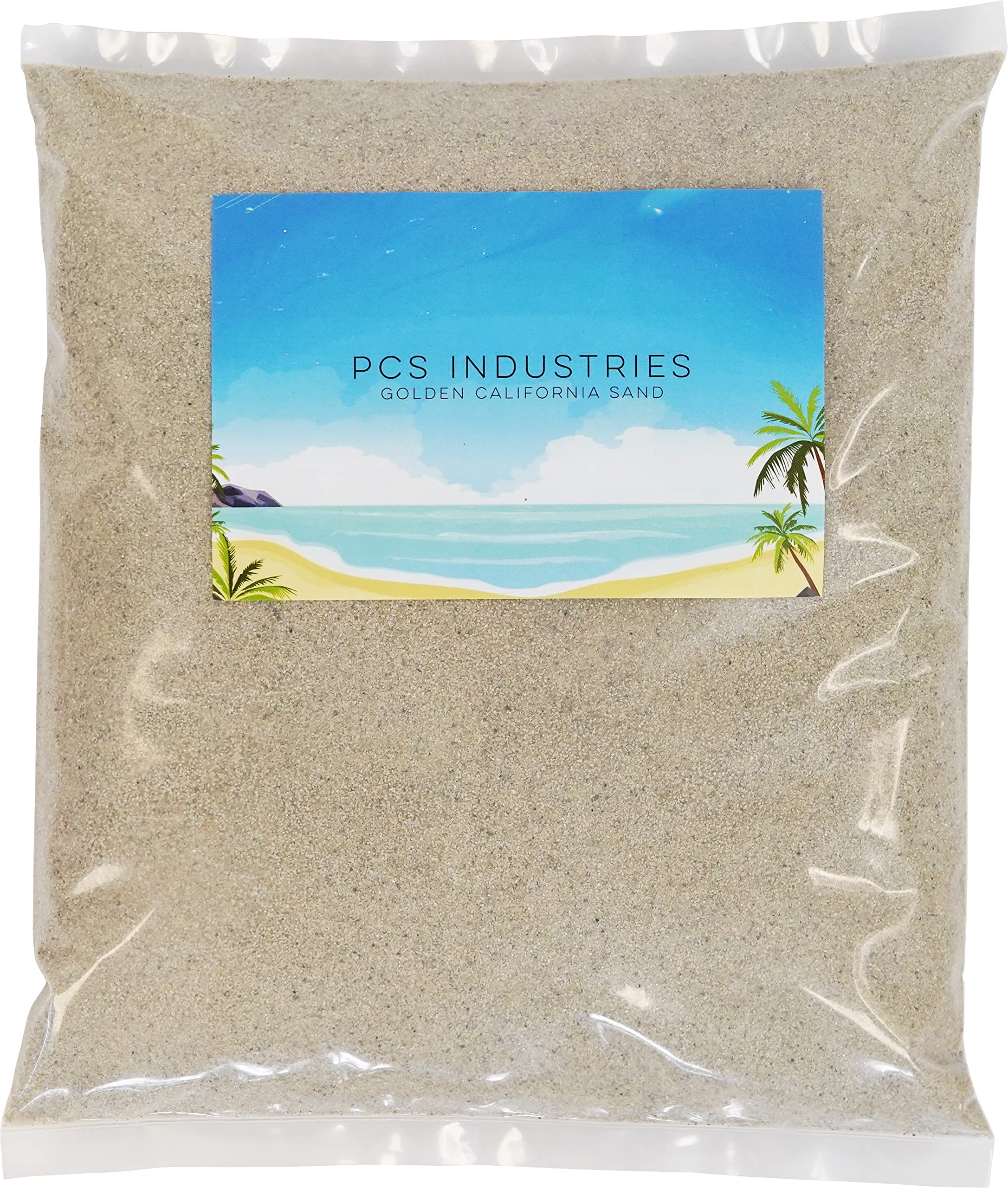 PCS Industries Natural Decorative Fine Sand – Premium Substrate (2 Pounds, Fine)