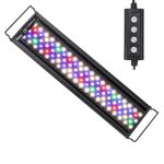 hygger LED Aquarium Light: Timer, 24/7 Cycle, DIY Mode, Full Spectrum