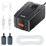 Pawfly Aquarium Air Pump: Quiet Dual Outlet Aerator for 10-60 Gallon Tanks