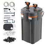 VEVOR 264GPH Aquarium Filter: Ultra-Quiet 3-Stage Canister for 75 Gallon Tanks