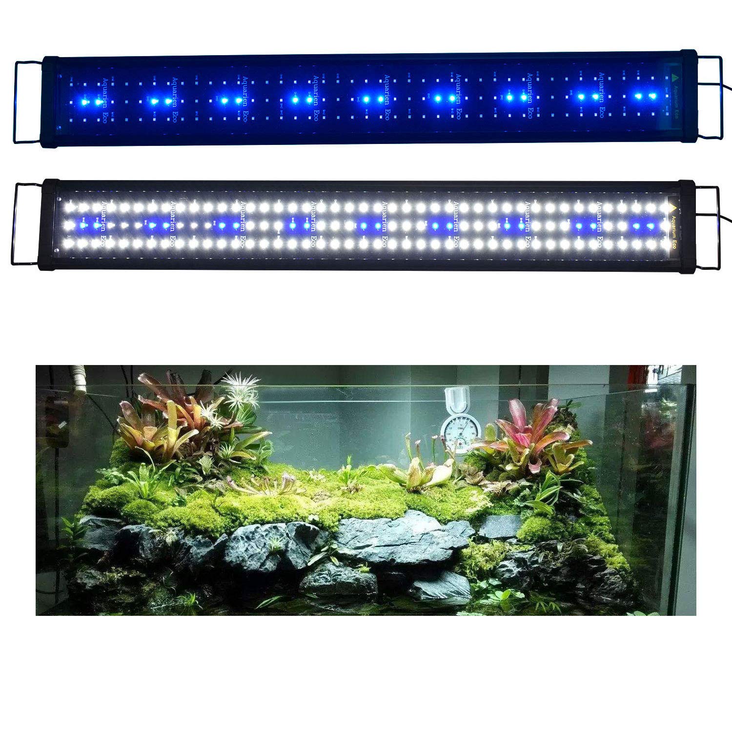 KZKR 72-78 Inch LED Aquarium Light for Freshwater & Marine