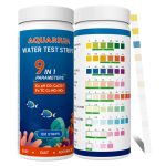 AKSBTEC 9-in-1 Aquarium Test Strips for Freshwater Testing