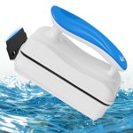 AQQA Dolphin Series Aquarium Magnet Glass Cleaner with Detachable Blades