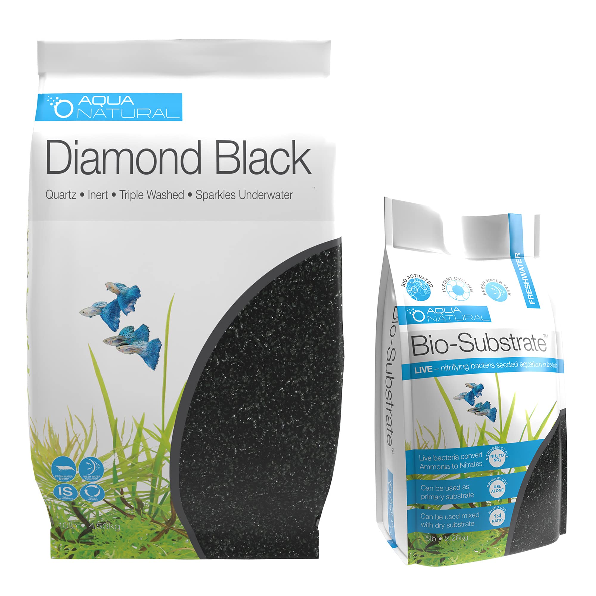 Aqua Natural Bio Substrate Kit for New and Existing Aquariums