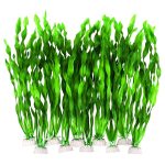AQUANEAT 10-Pack 12-Inch Artificial Aquarium Plants and Seaweed